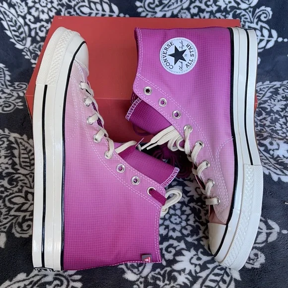 Converse Chuck Taylor 70 Hi Rose Maroon/Naples MEN`S - Picture 12 of 16